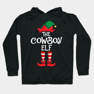 Cowboy Elf Matching Family Christmas Country Hoodie